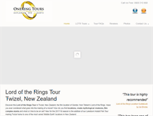 Tablet Screenshot of lordoftheringstour.com